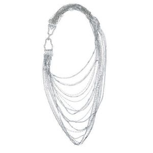 Chloe + Isabel Multi Strand Chain Bib Necklace
